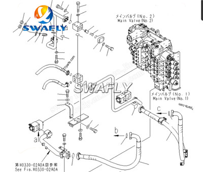 SWAFY-ren jatorrizko KOMATSU PC1250-8 kontrol-balbula nagusiaren muntaia berritua aurkezten du