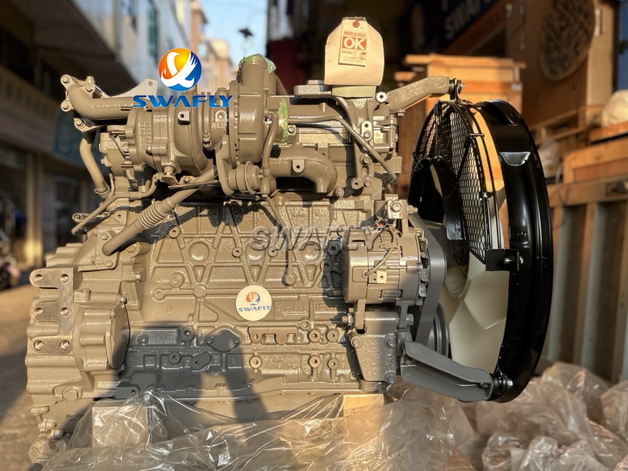 Hitachi 4HK1 Motorra Diesel Motor Elektronikoaren Azken Azalpena - Guangzhou SWAFLY