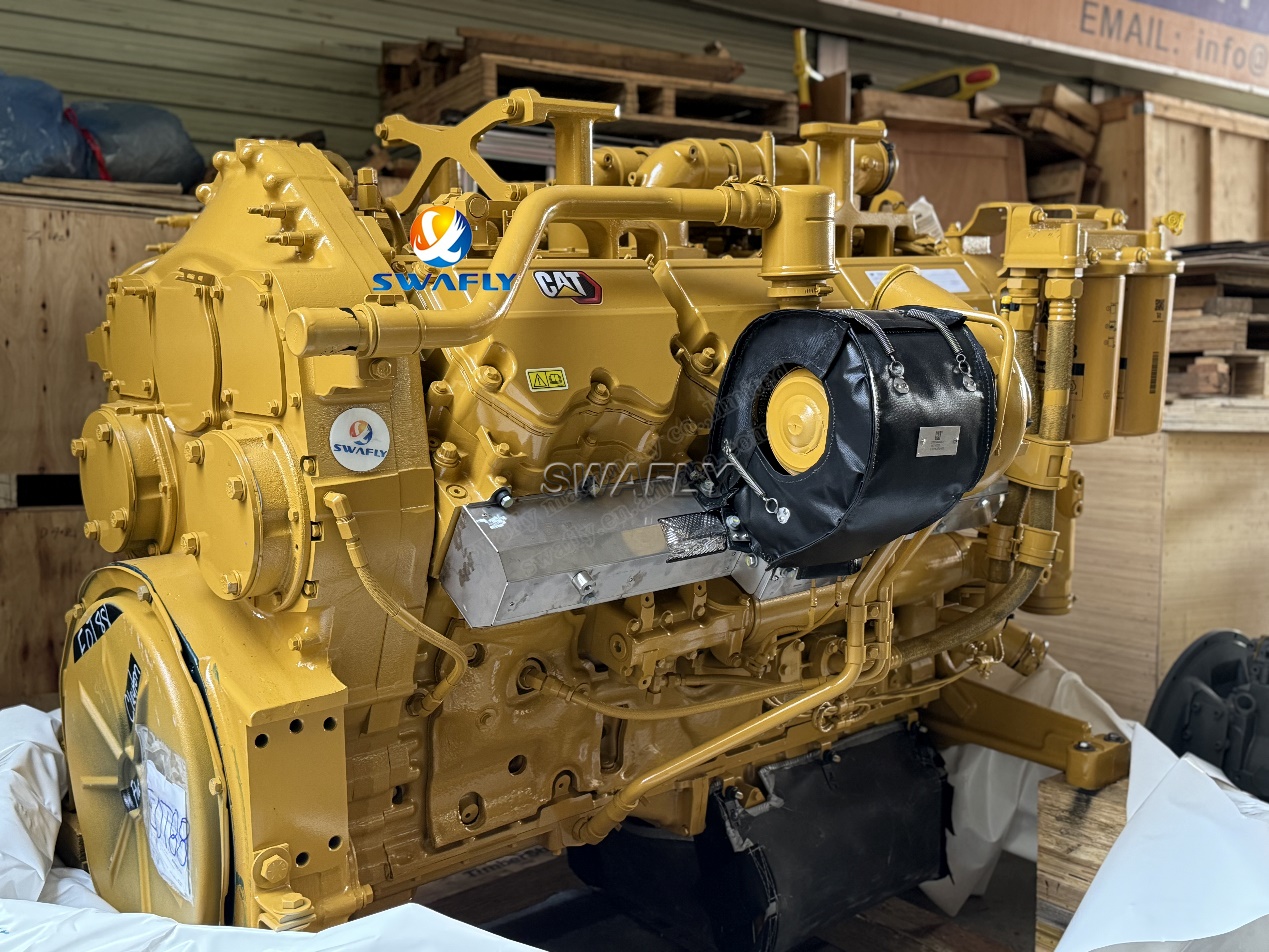 Carterpillar D10T bulldozeraren bihotza - C27 motor indartsua