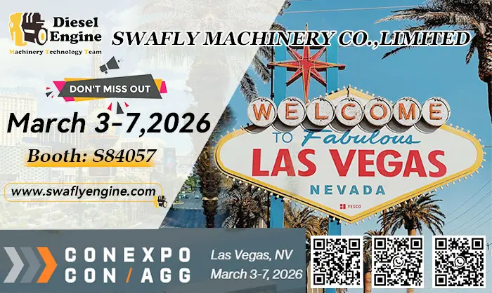SWAFLY MACHINERY-rako gonbidapena CONEXPO-CON/AGG 2026 (Las Vegas)